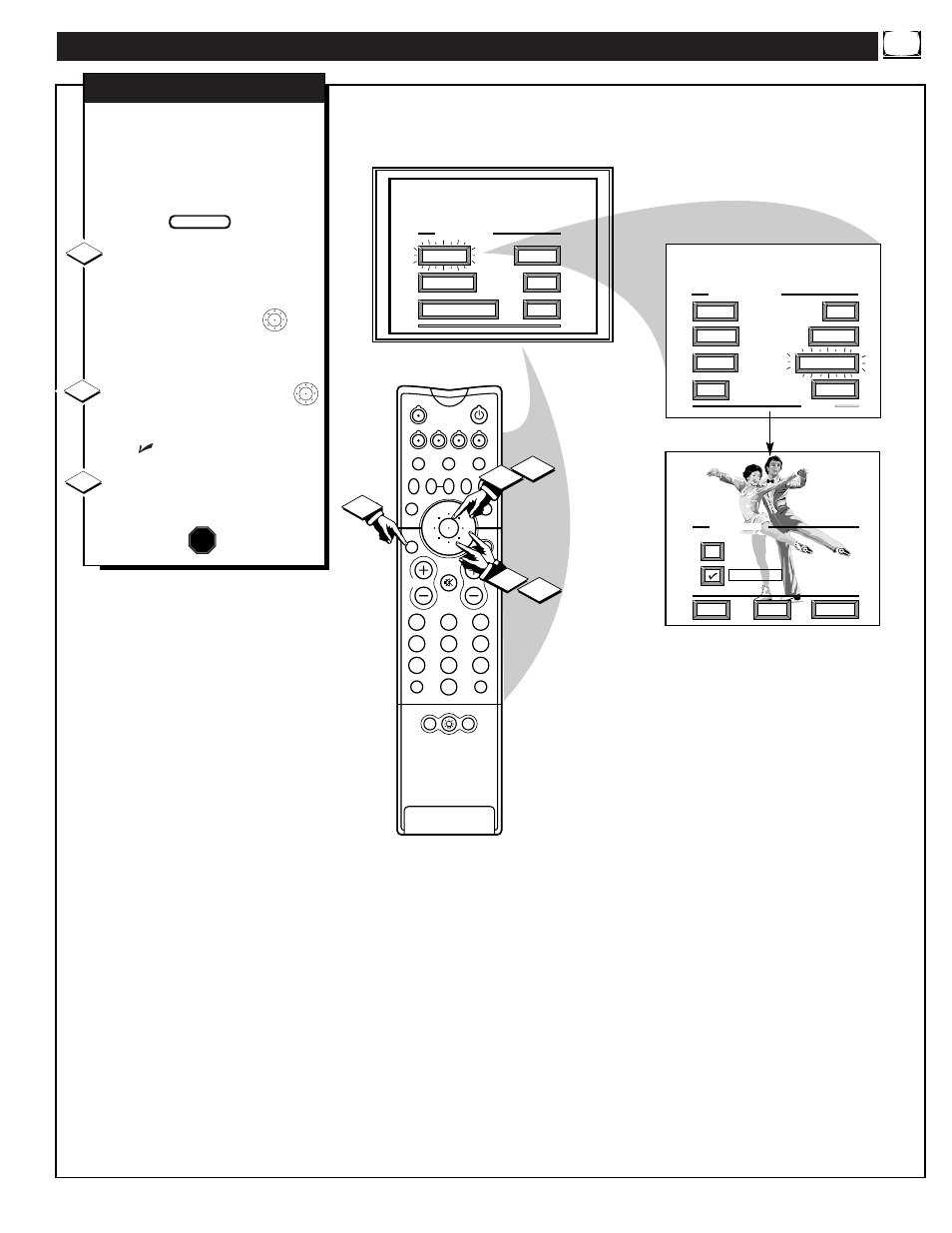 Icture, Ontrols, Continued | Clearview | Philips 60P916 User Manual | Page 7 / 58