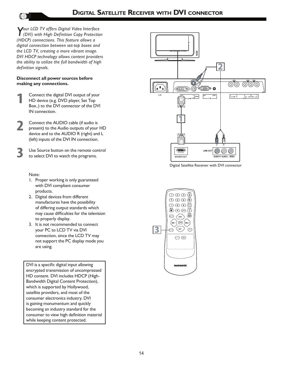 Philips Magnavox 26MF605W User Manual | Page 14 / 41