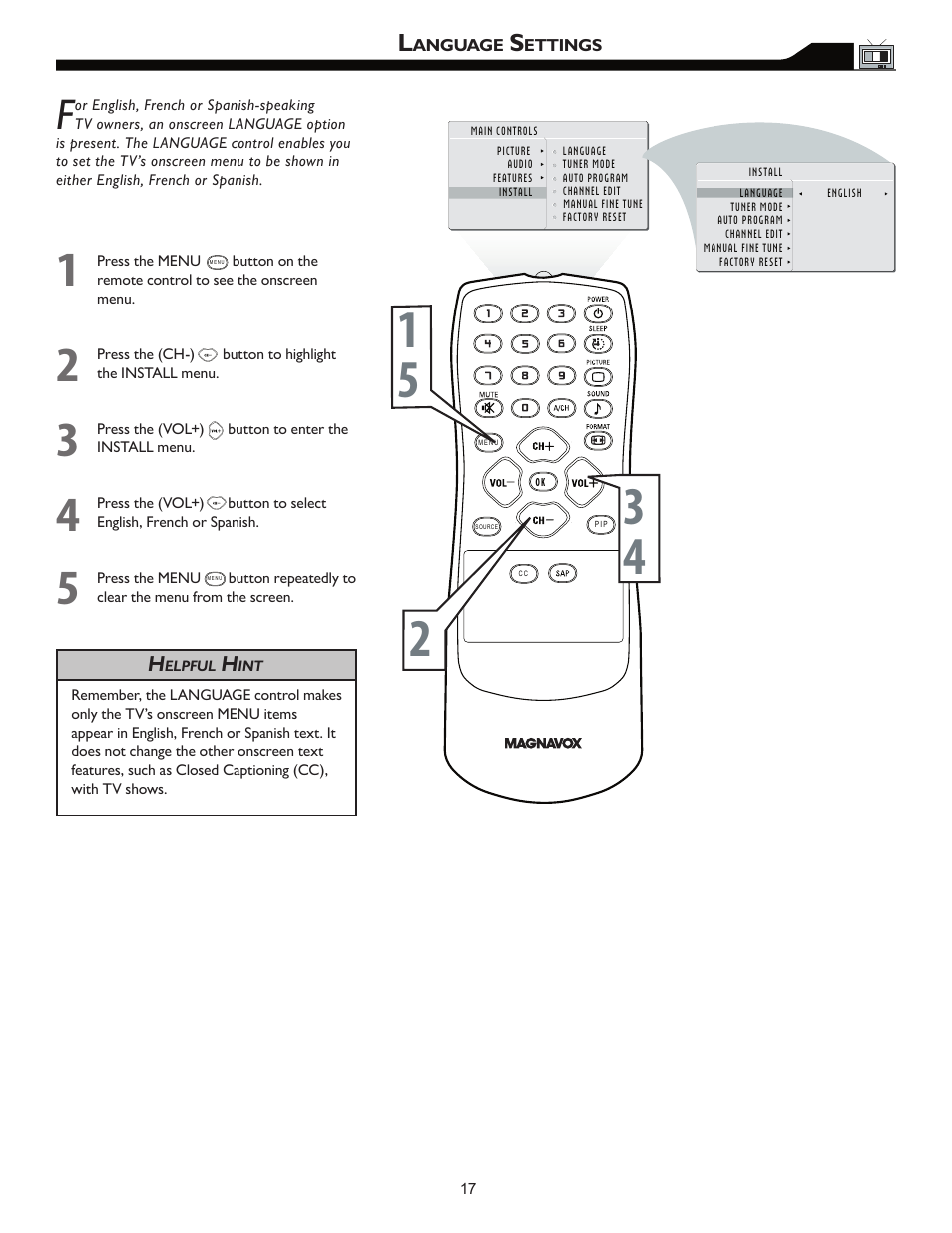 Philips Magnavox 26MF605W User Manual | Page 17 / 41