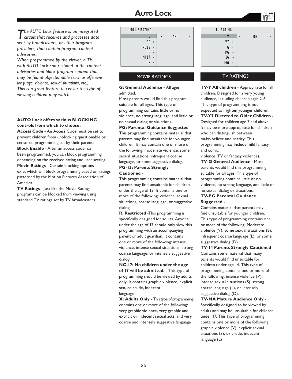 Philips Magnavox 26MF605W User Manual | Page 25 / 41