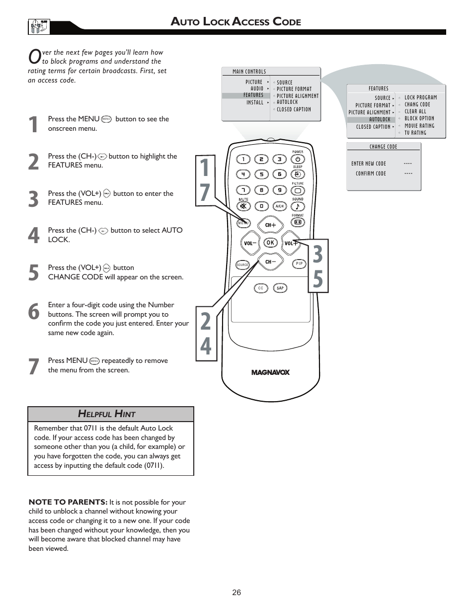 Philips Magnavox 26MF605W User Manual | Page 26 / 41