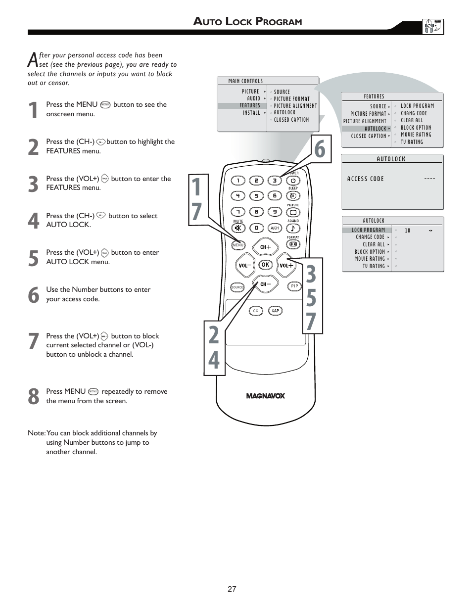 Philips Magnavox 26MF605W User Manual | Page 27 / 41