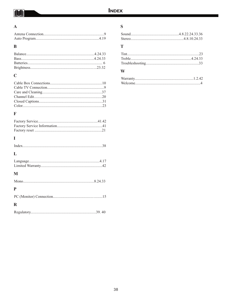 Philips Magnavox 26MF605W User Manual | Page 38 / 41