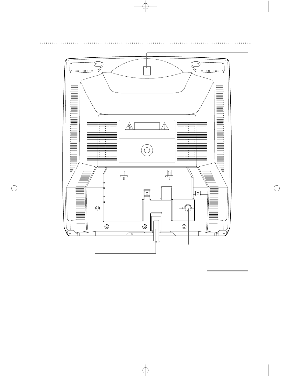 Rear panel 19 | Philips Magnavox MC13D1MG User Manual | Page 19 / 48