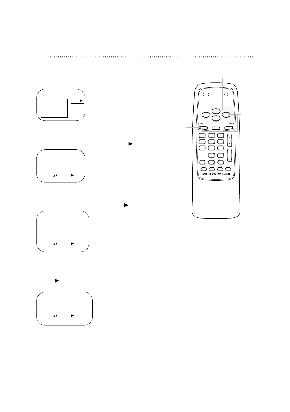 16 setting the clock (cont’d), Manual pbs channel selection | Philips Magnavox CCA252AT User Manual | Page 16 / 60