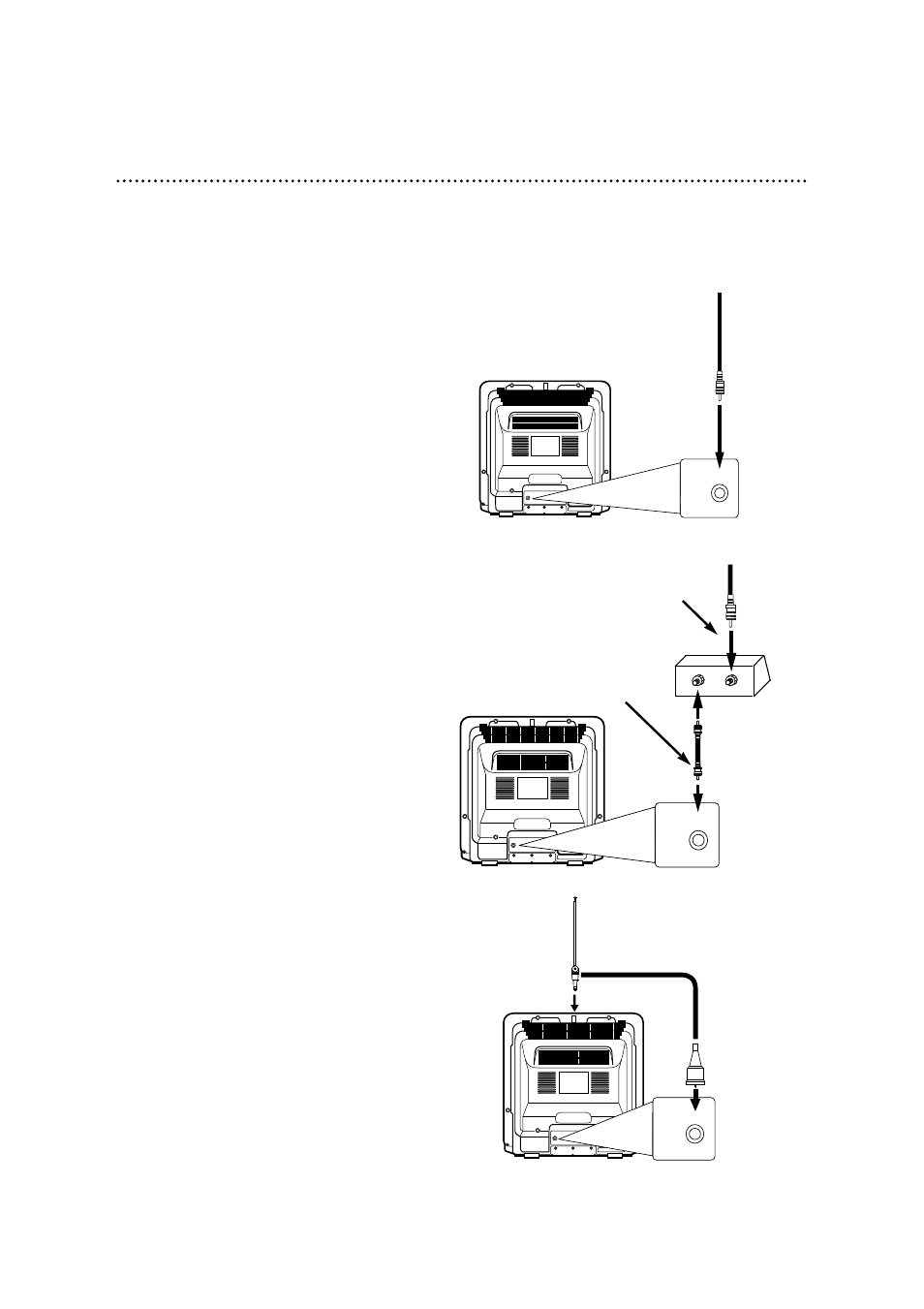 A. b, 6 hooking up the tv/vcr | Philips Magnavox CCA252AT User Manual | Page 6 / 60