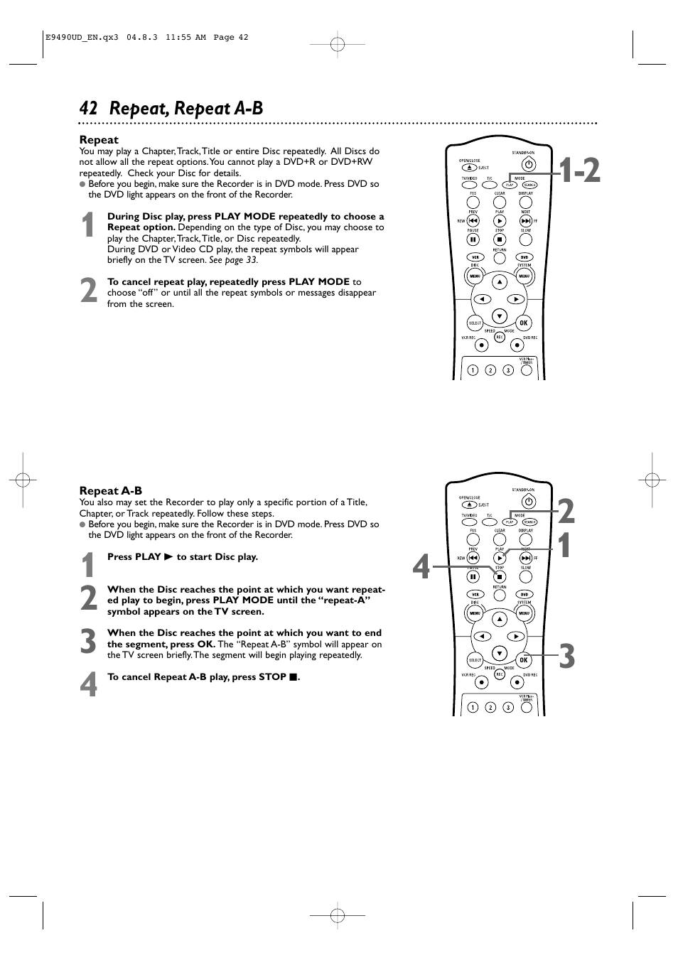 Philips Magnavox MRV700VR User Manual | Page 42 / 90