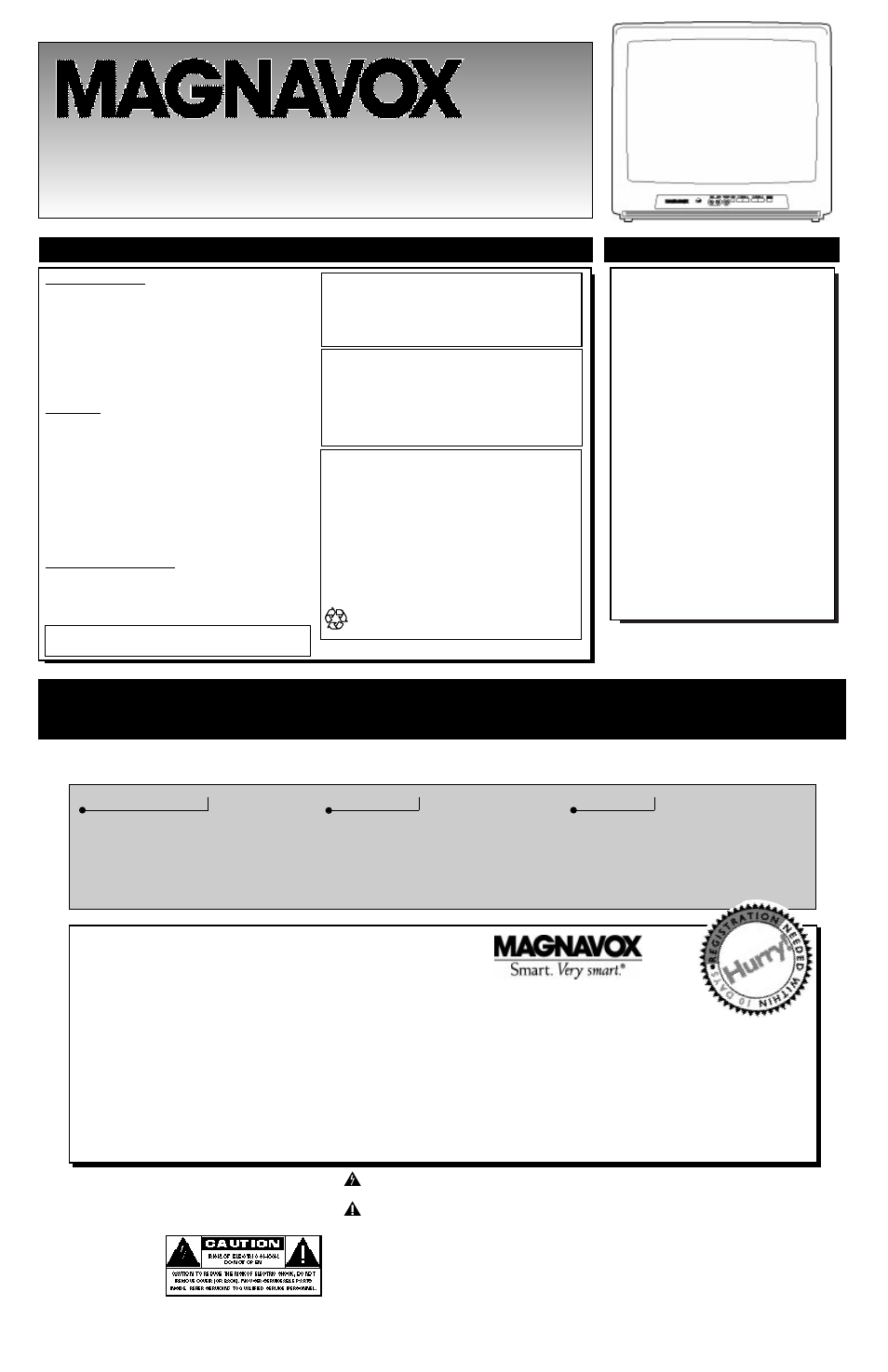 Philips Magnavox MT1340B User Manual | 8 pages