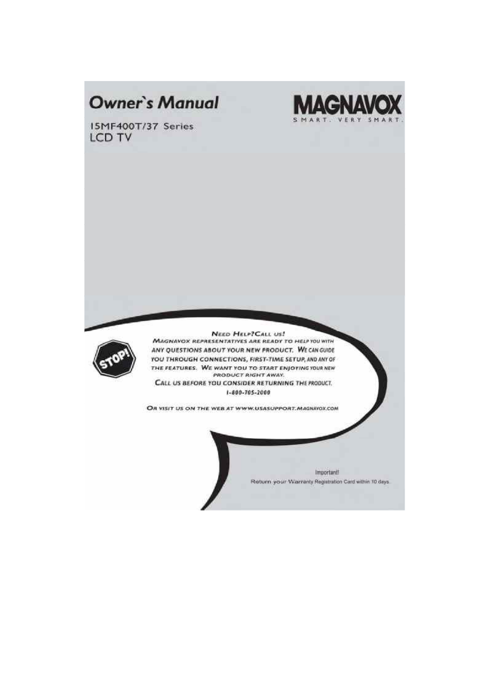 Philips Magnavox 15MF400T/37 User Manual | 92 pages