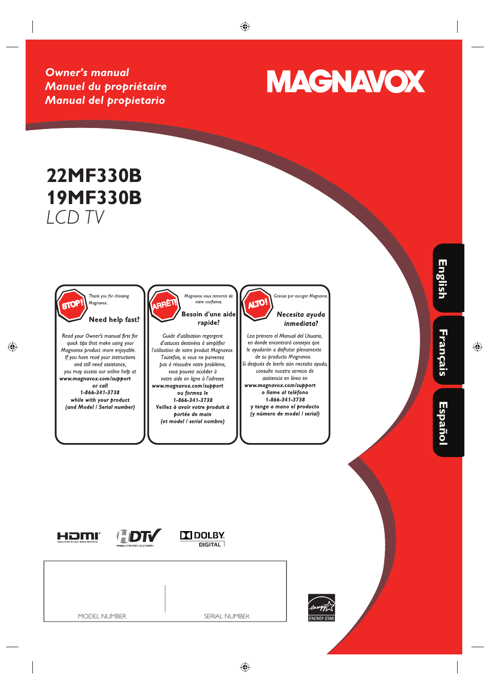 Philips Magnavox 19MF330B User Manual | 121 pages