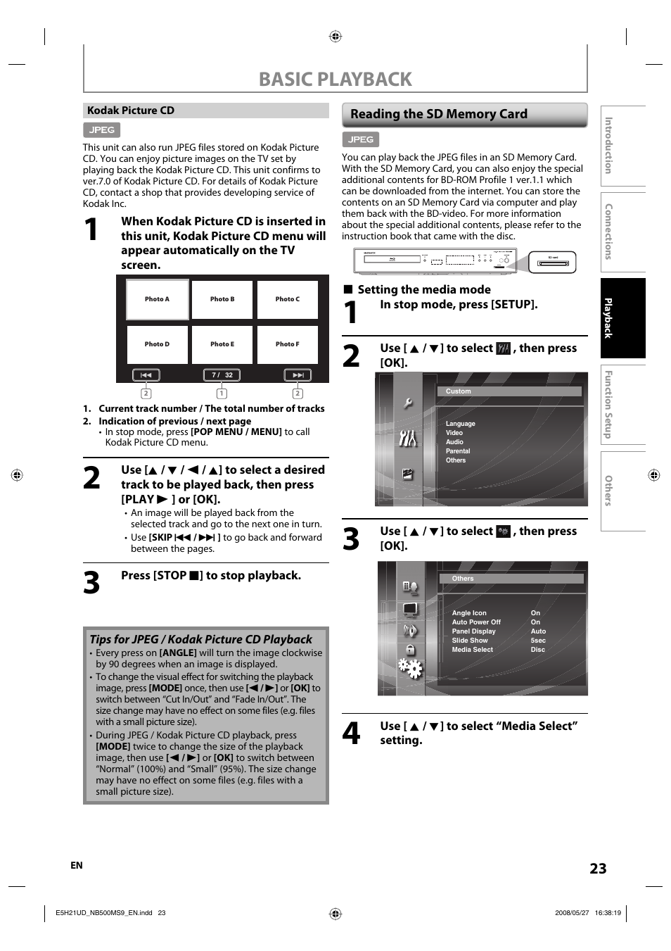 Basic playback | Philips Magnavox NB500MS9 User Manual | Page 25 / 148