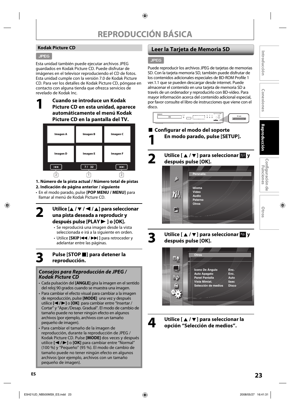 Reproducción básica | Philips Magnavox NB500MS9 User Manual | Page 75 / 148