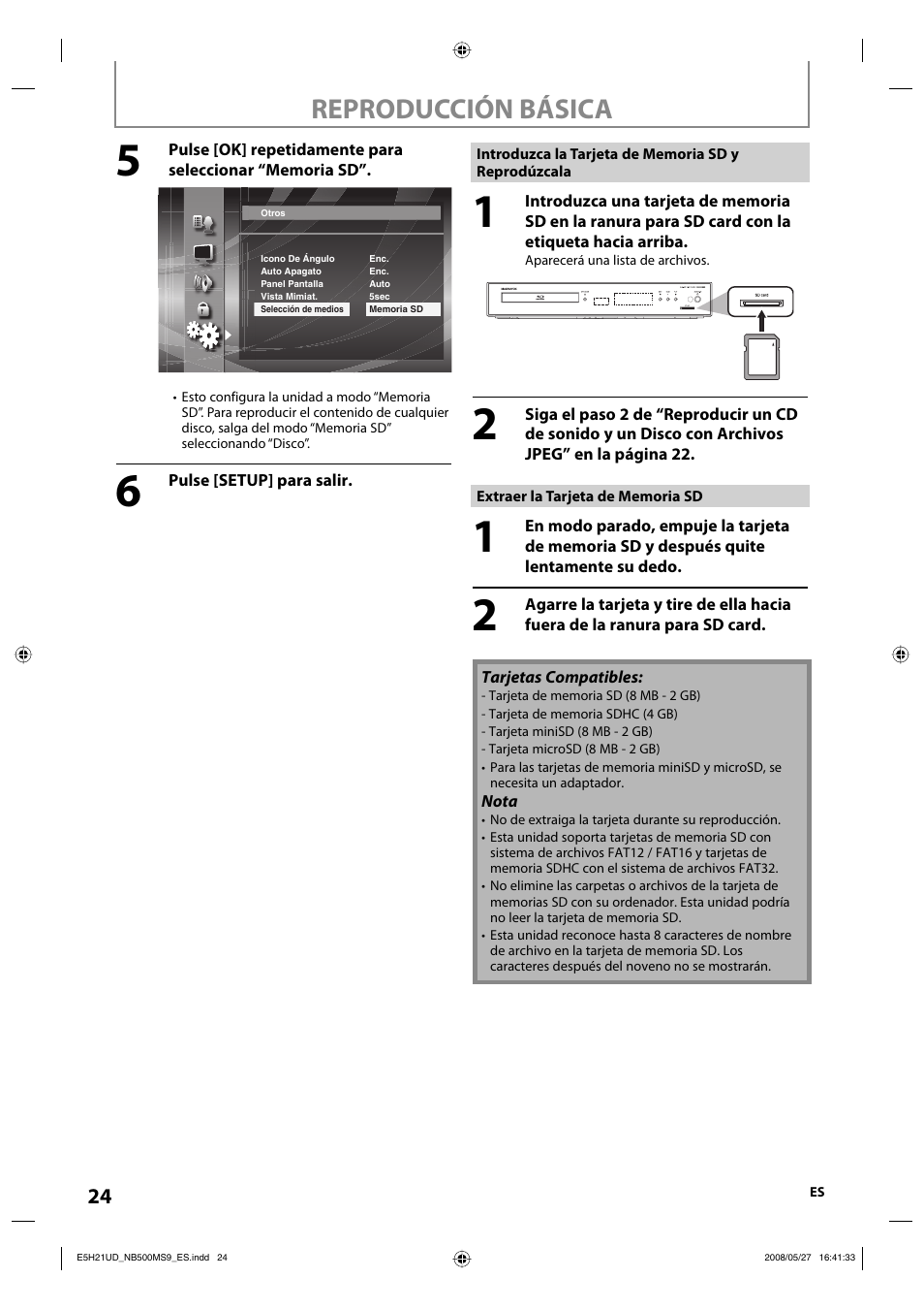 Reproducción básica | Philips Magnavox NB500MS9 User Manual | Page 76 / 148