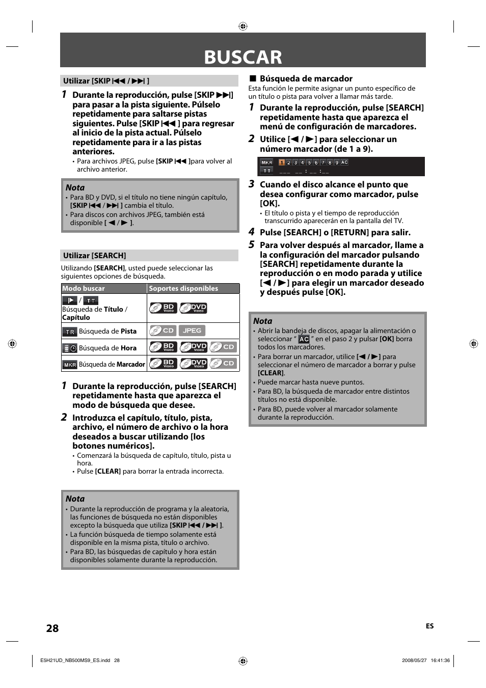 Buscar | Philips Magnavox NB500MS9 User Manual | Page 80 / 148