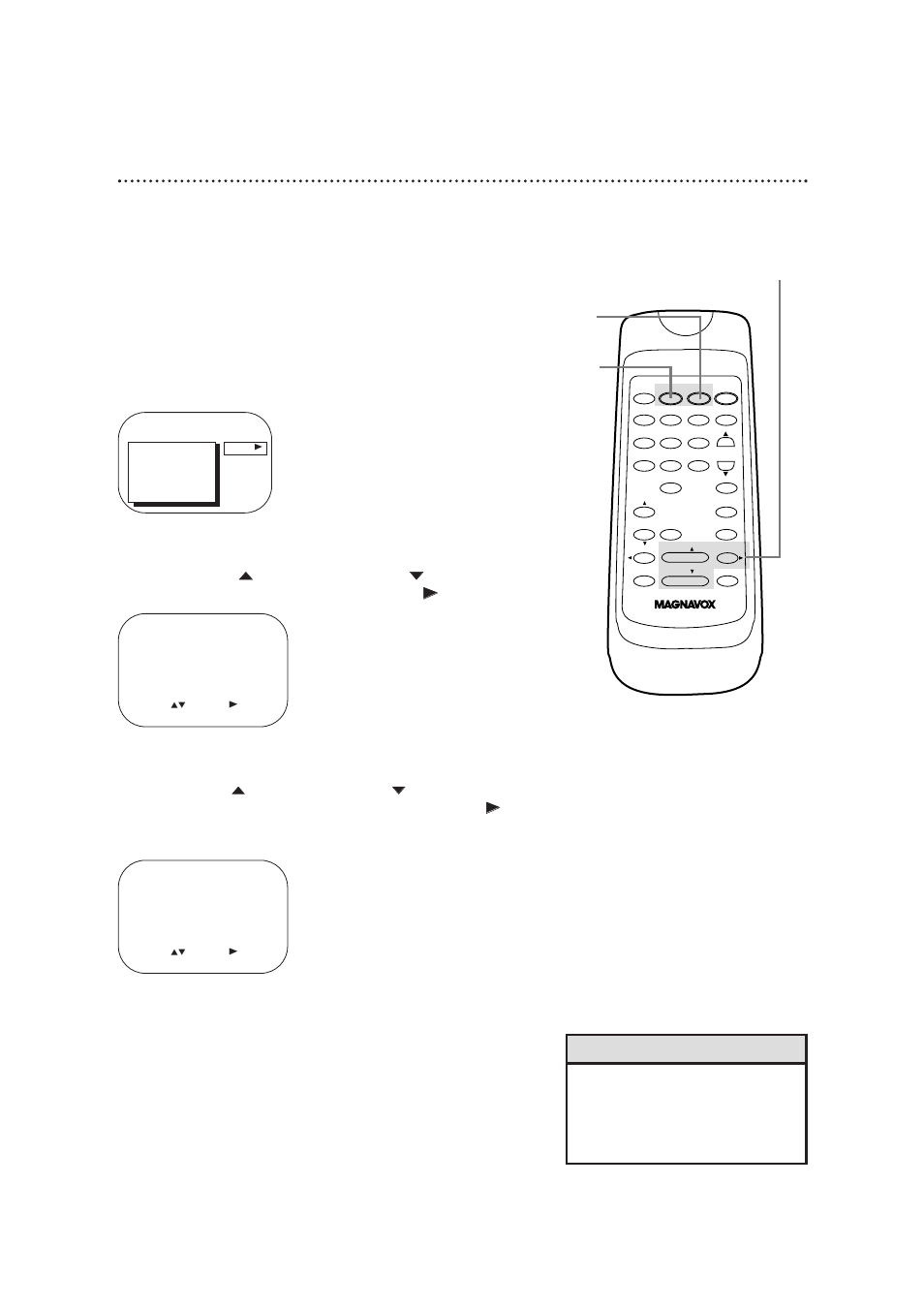 50 blue background, Helpful hint | Philips Magnavox CC13B1MG User Manual | Page 50 / 60