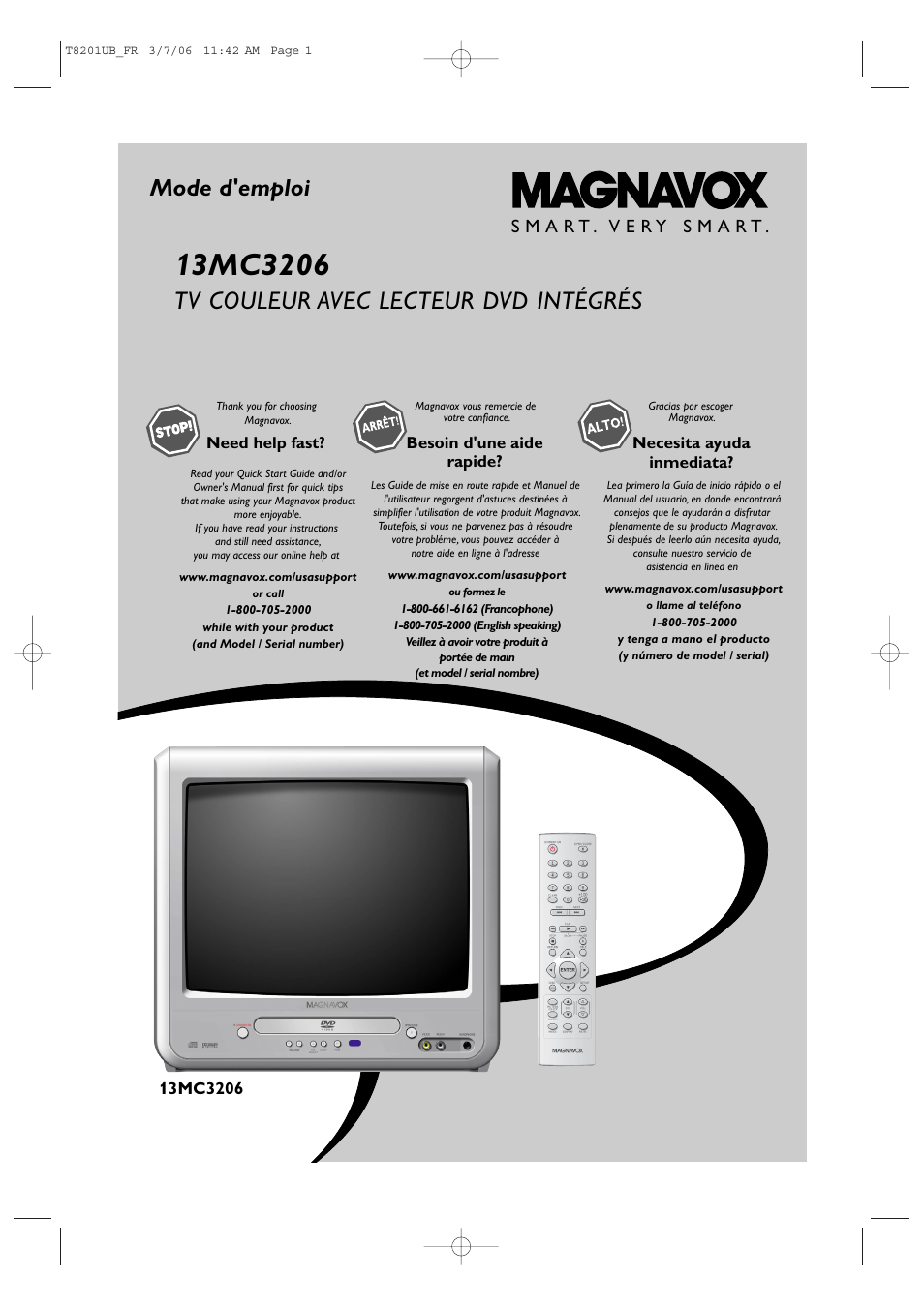 Philips Magnavox 13MC3206 User Manual | 64 pages