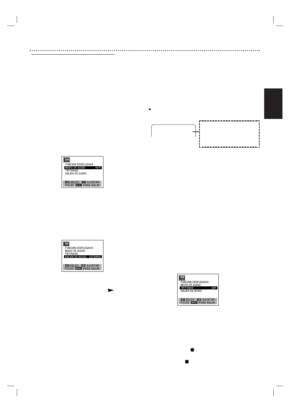 Funcionamiento 63 | Philips Magnavox MDV560VR/17 User Manual | Page 63 / 80