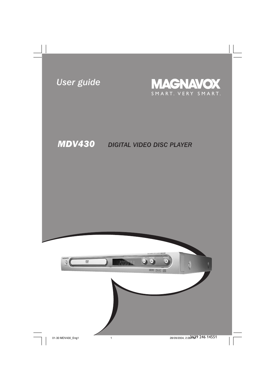 Philips Magnavox MDV430 User Manual | 30 pages