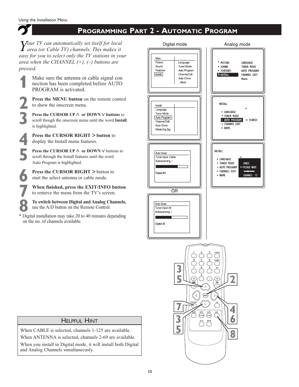 Philips Magnavox 51MP6100Ds User Manual | Page 10 / 38