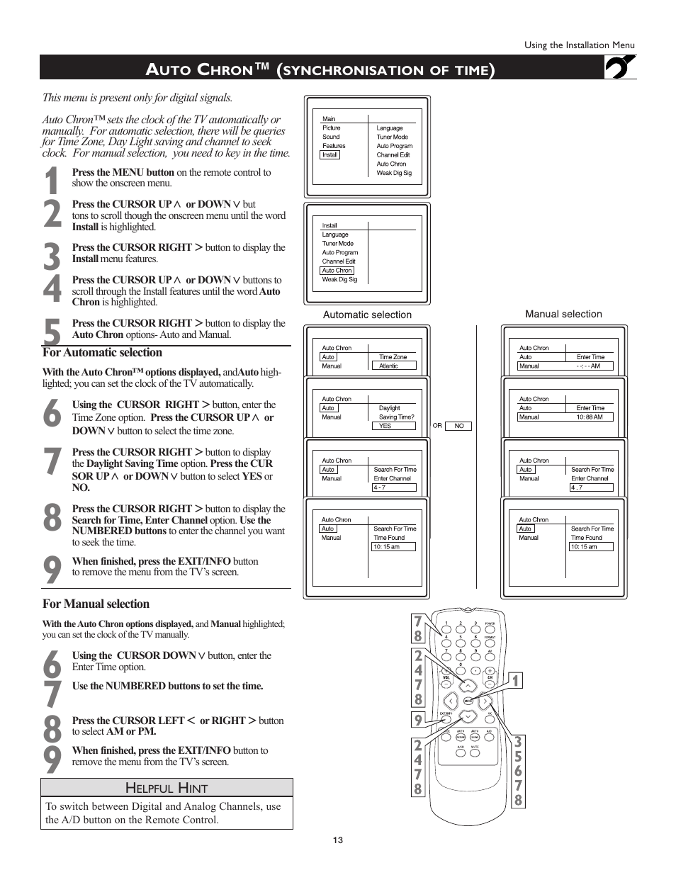 Philips Magnavox 51MP6100Ds User Manual | Page 13 / 38