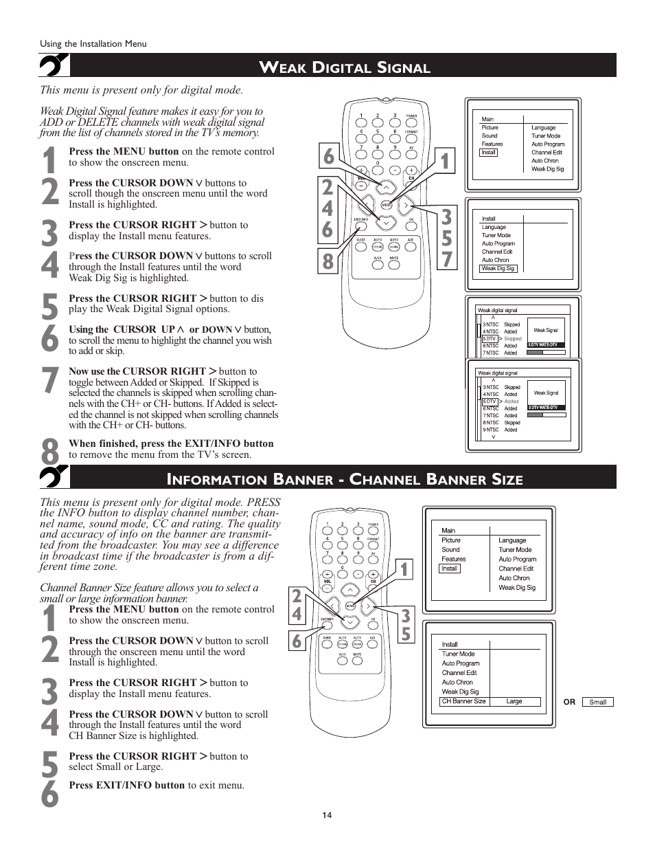 Philips Magnavox 51MP6100Ds User Manual | Page 14 / 38
