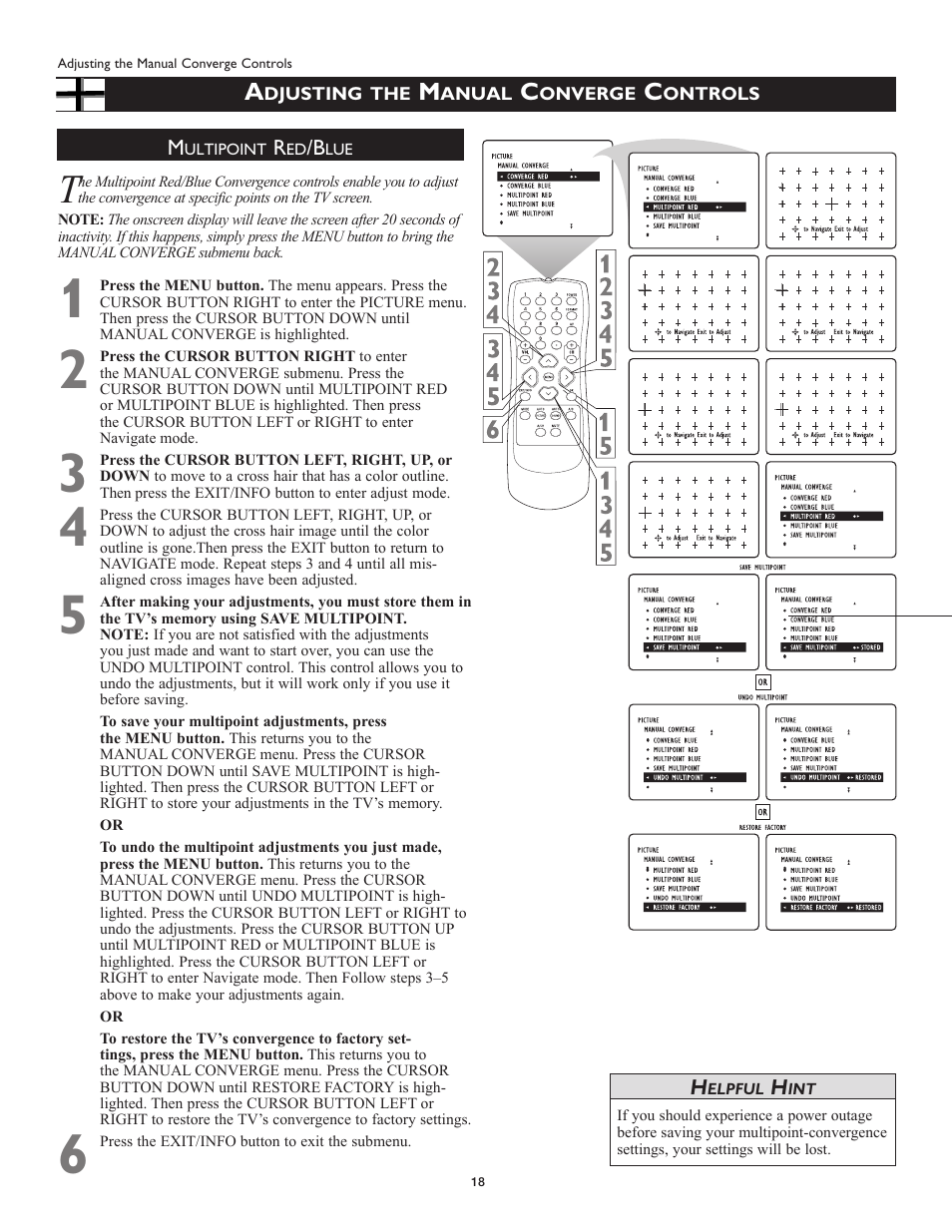 Philips Magnavox 51MP6100Ds User Manual | Page 18 / 38