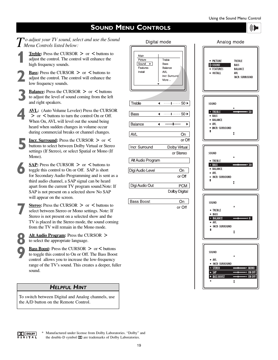 Philips Magnavox 51MP6100Ds User Manual | Page 19 / 38