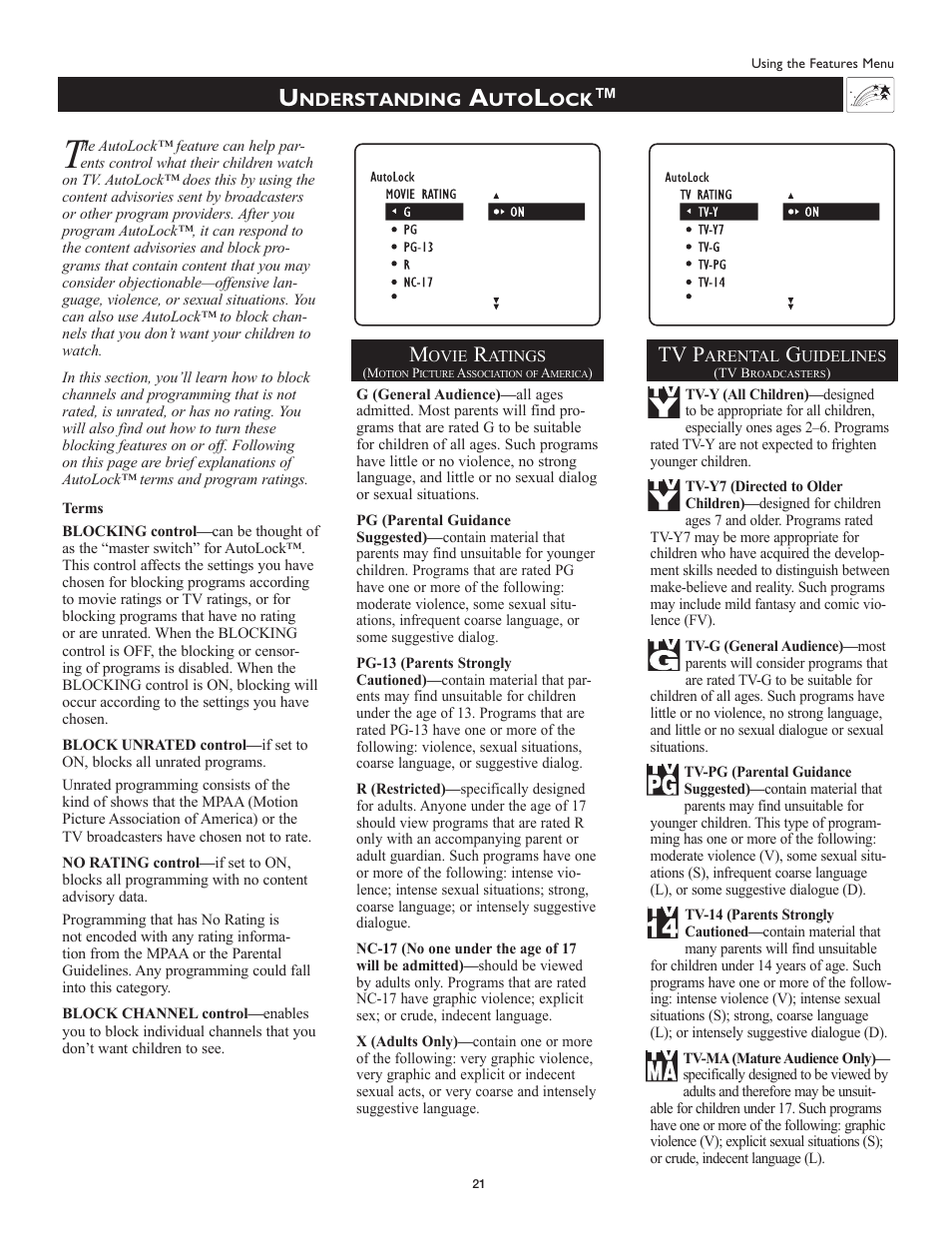 Tv p | Philips Magnavox 51MP6100Ds User Manual | Page 21 / 38