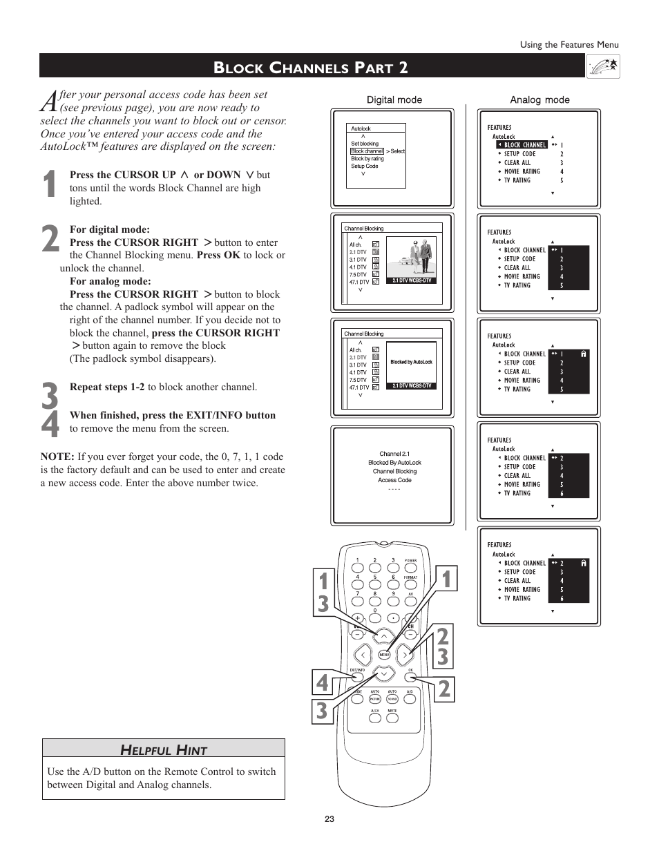 Philips Magnavox 51MP6100Ds User Manual | Page 23 / 38