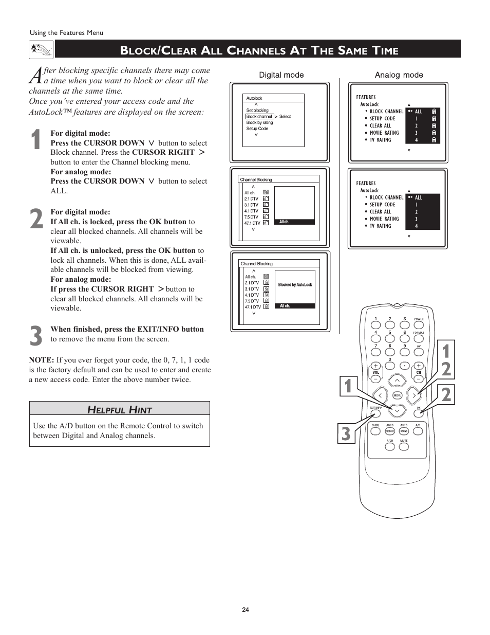 Philips Magnavox 51MP6100Ds User Manual | Page 24 / 38