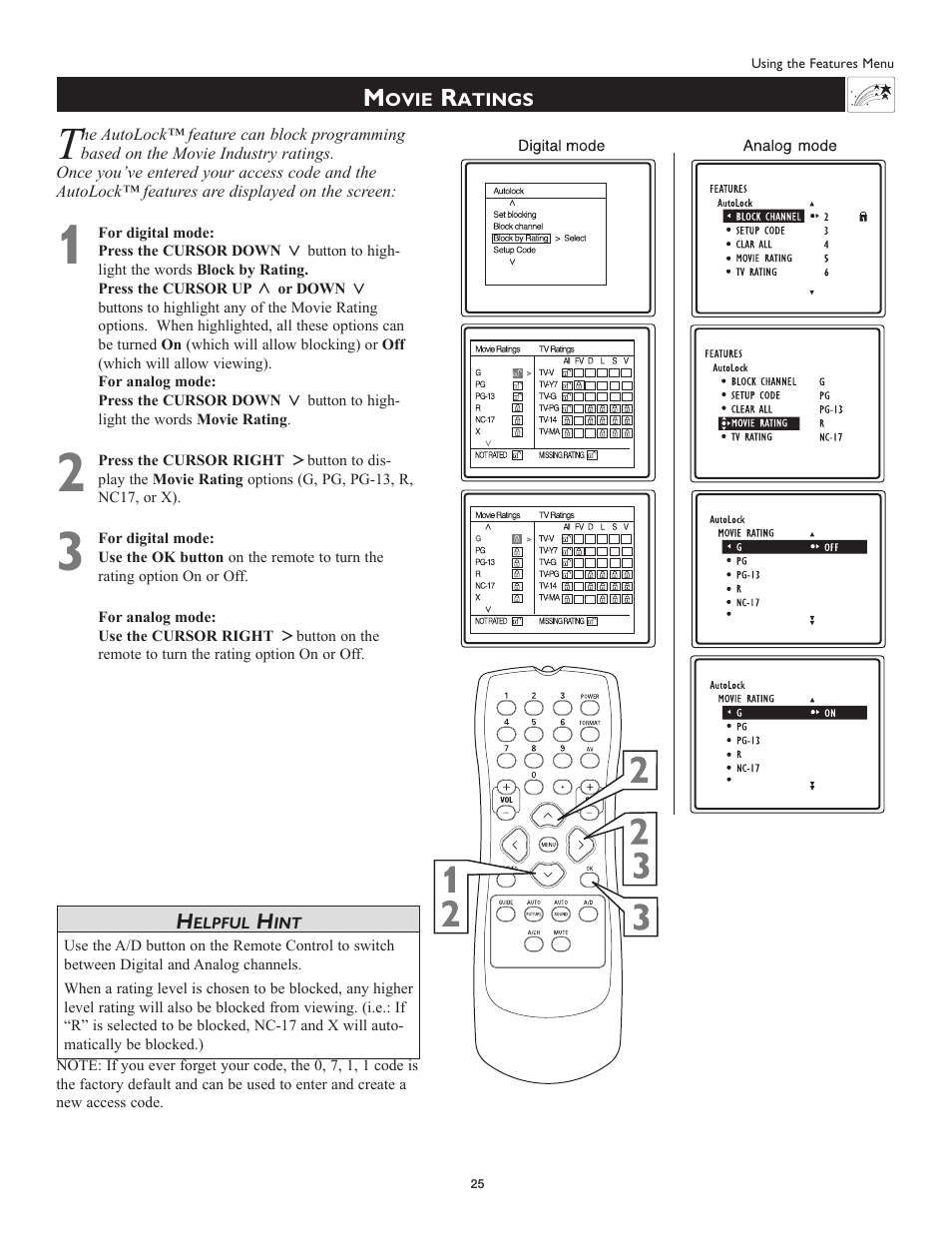 Philips Magnavox 51MP6100Ds User Manual | Page 25 / 38