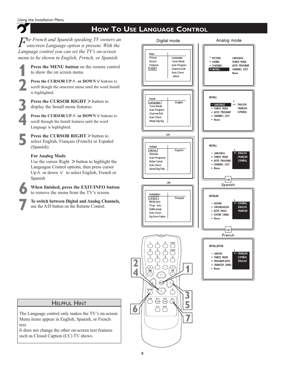 Philips Magnavox 51MP6100Ds User Manual | Page 8 / 38