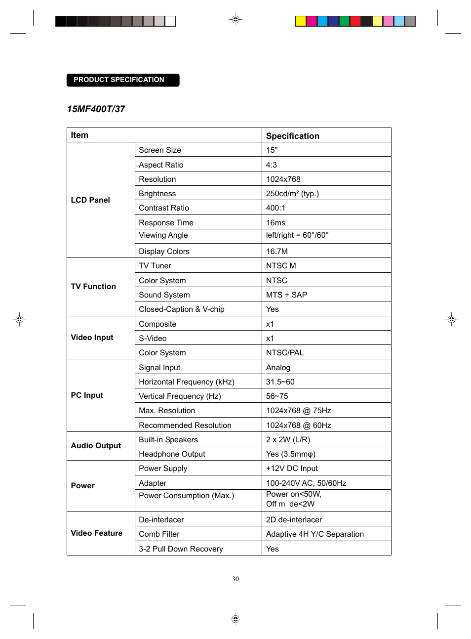 Philips Magnavox 15MF400T/37 Series User Manual | Page 30 / 32