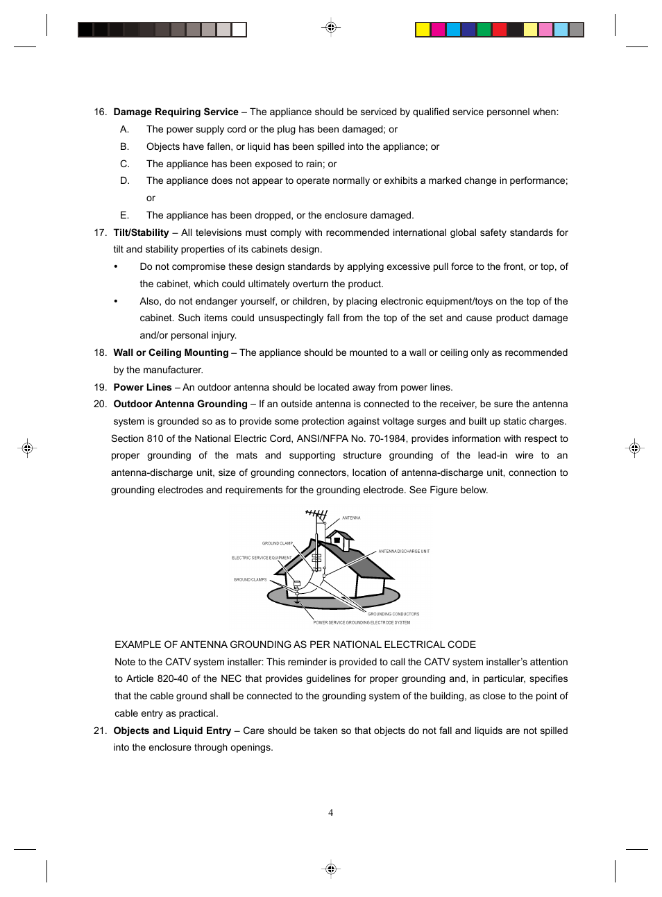 Philips Magnavox 15MF400T/37 Series User Manual | Page 4 / 32