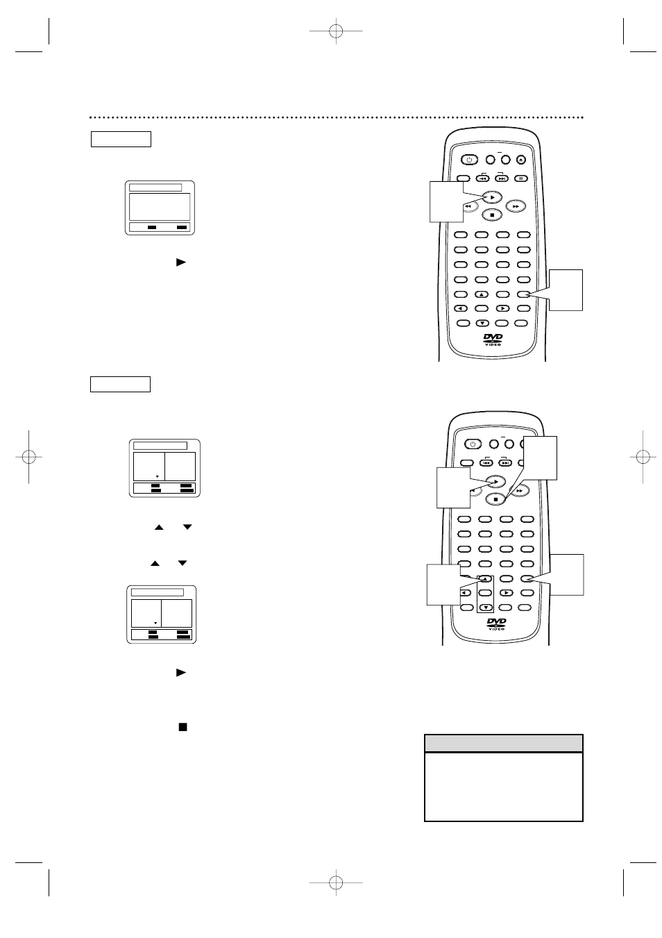 Random mp3 playback, programmed mp3 playback, 31, Helpful hints, Programmed mp3 playback | Mp3 random mp3 playback, Press mode twice while playback is stopped, Press play b to play the tracks in random order, Press play b to start programmed playback, Press stop c to stop playing the program | Philips Magnavox MDV435 User Manual | Page 31 / 52