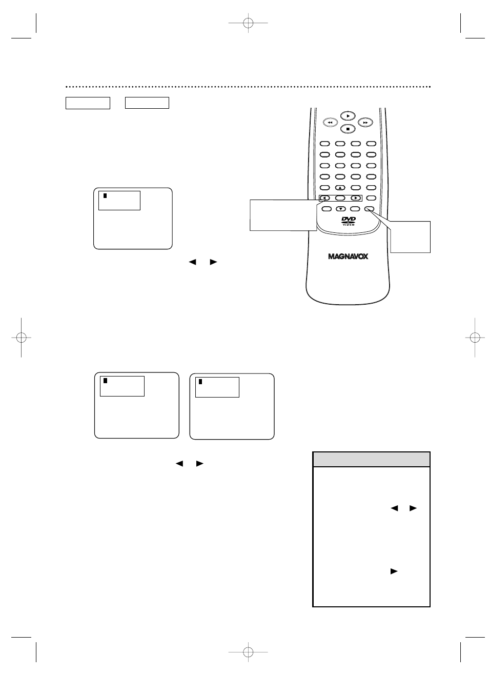 38 marker setup screen | Philips Magnavox MDV435 User Manual | Page 38 / 52