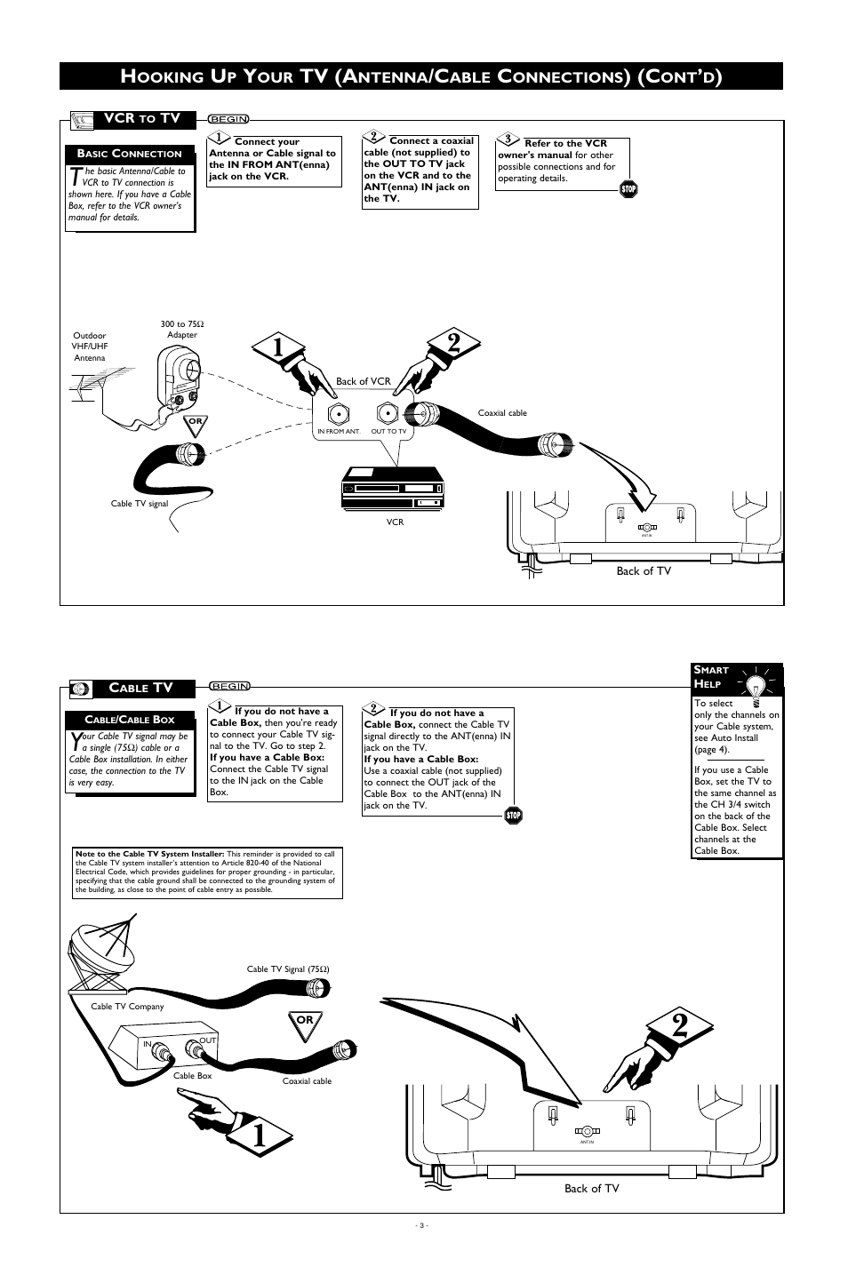 Tv (a | Philips Magnavox MT1331B3 User Manual | Page 3 / 8