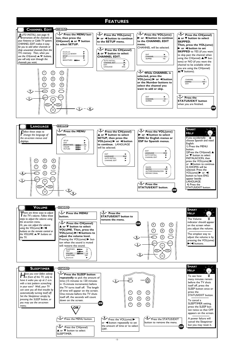 Eatures | Philips Magnavox MT1331B3 User Manual | Page 5 / 8