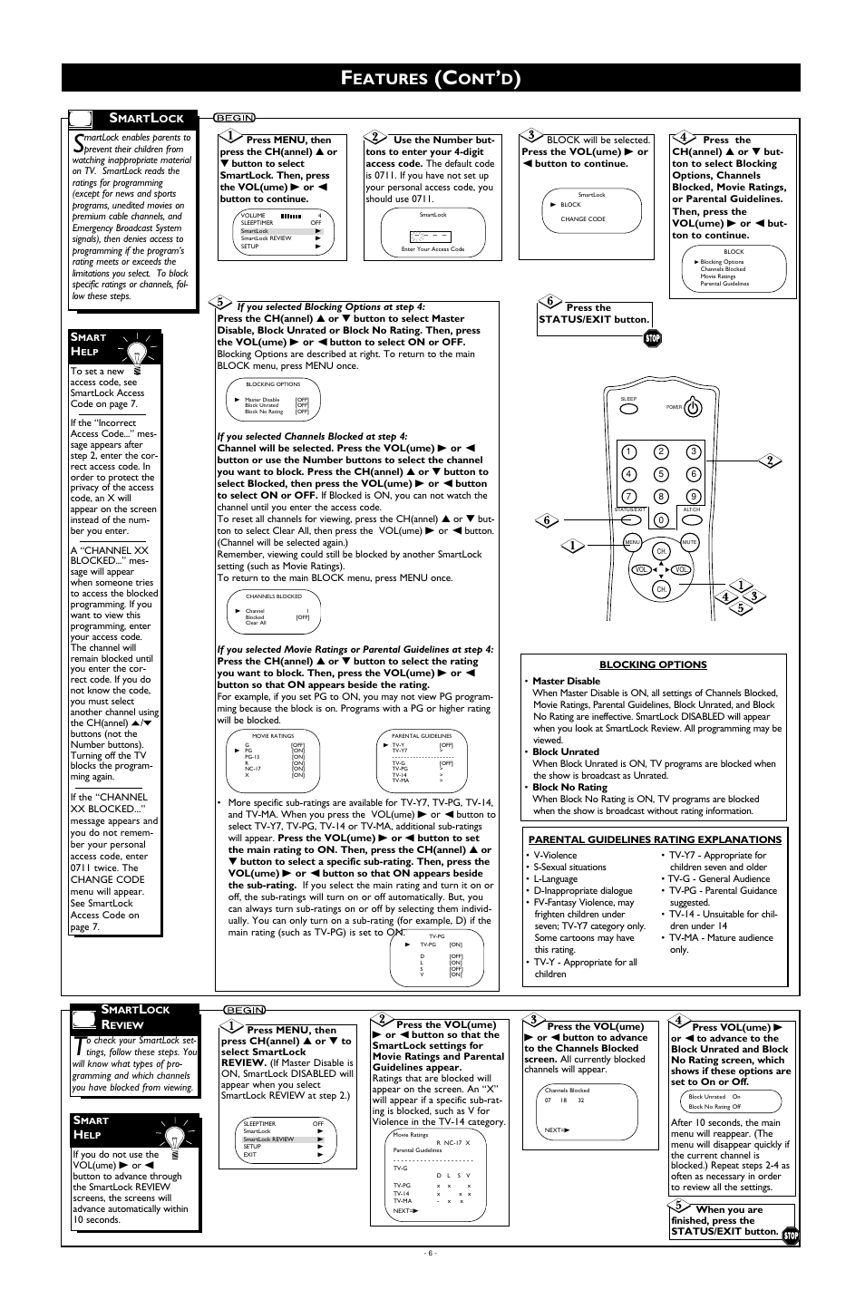 Eatures | Philips Magnavox MT1331B3 User Manual | Page 6 / 8