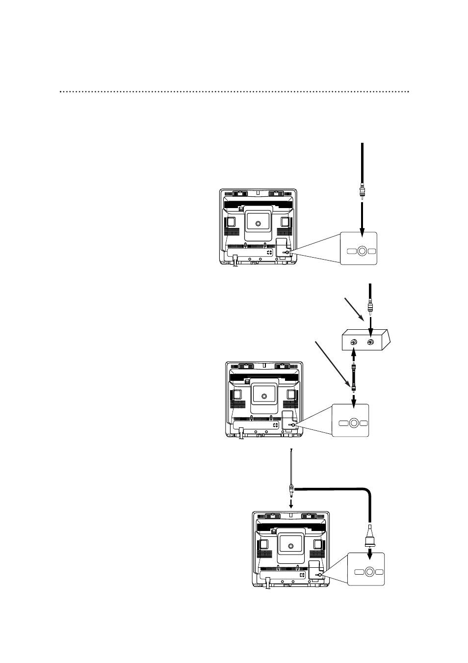 A. b, 6 hooking up the tv/vcr | Philips Magnavox CC13B1MG User Manual | Page 6 / 60