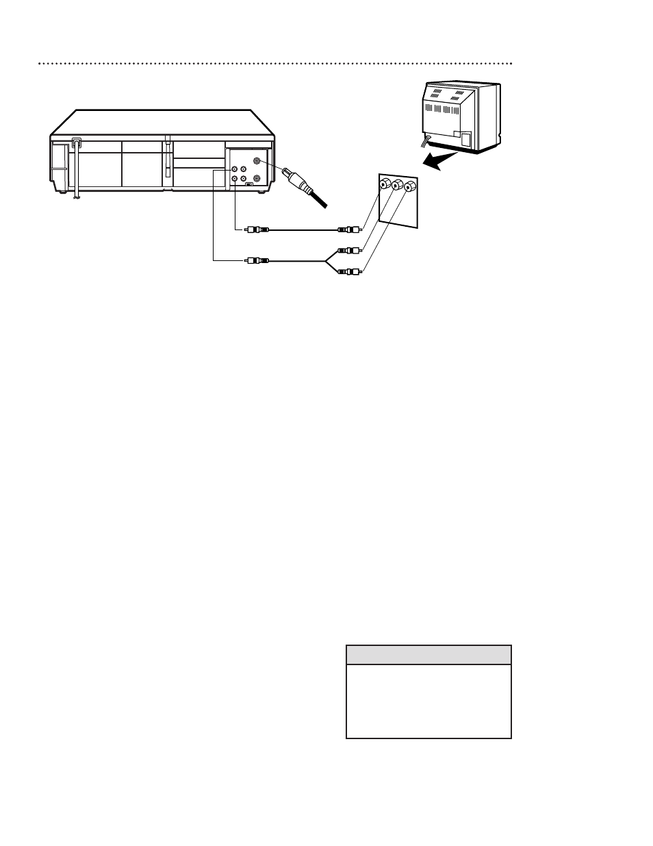 10 hookups with a stereo tv | Philips Magnavox VR201BMG User Manual | Page 10 / 44