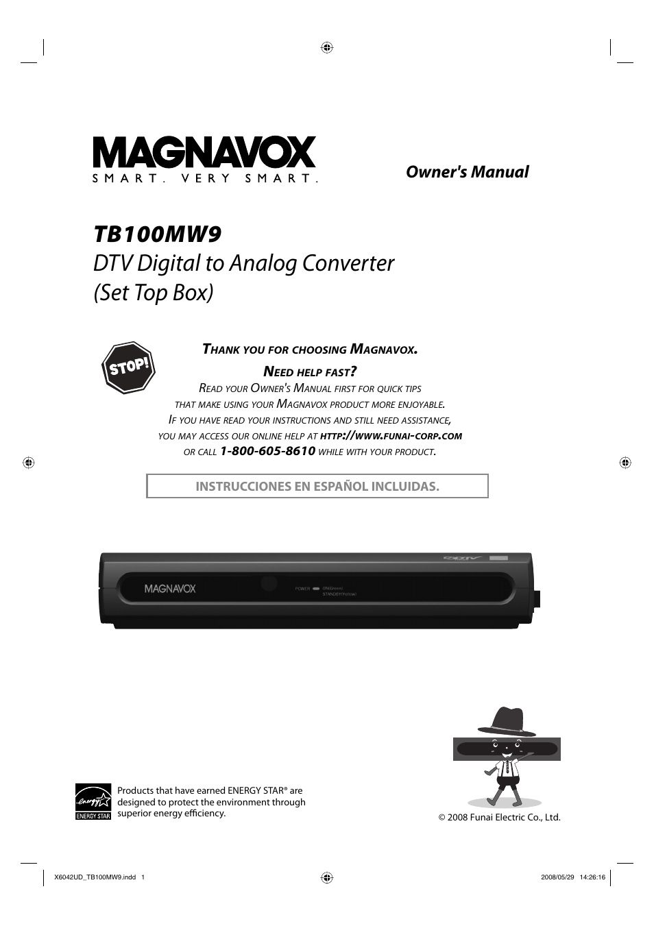 Philips Magnavox TB100MW9 User Manual | 28 pages