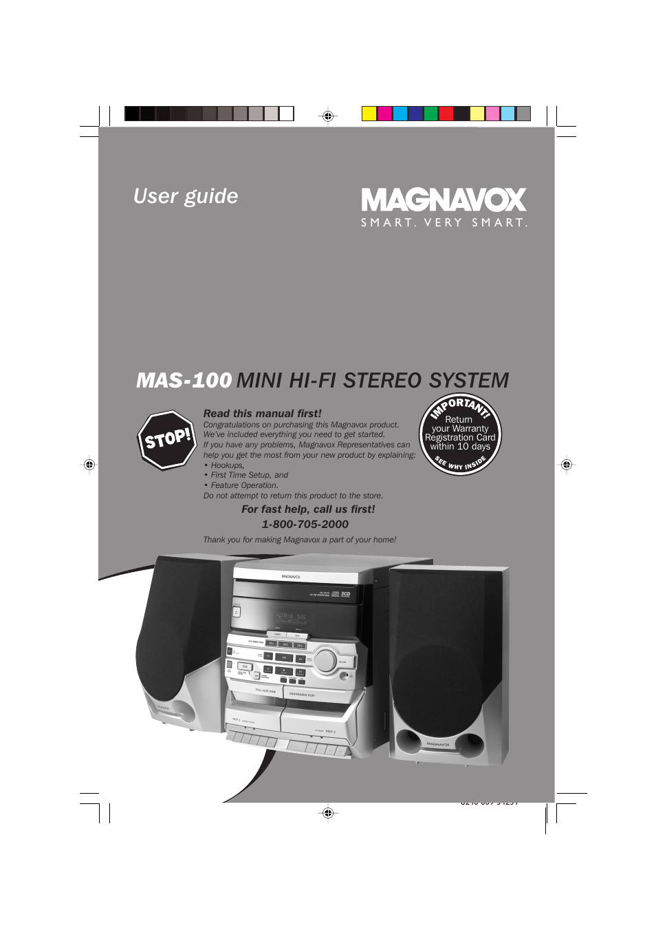 Philips Magnavox MAS-100/37 User Manual | 29 pages