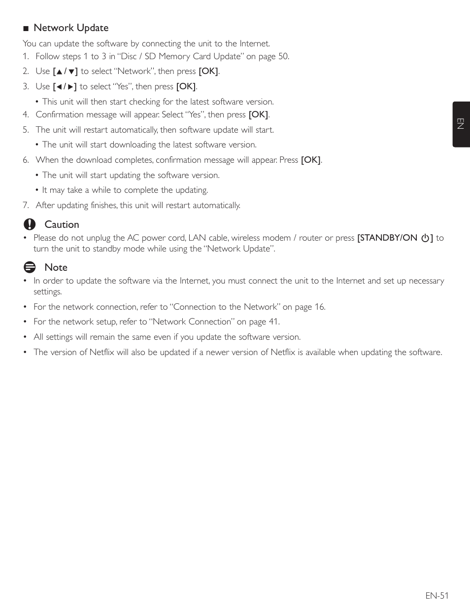 Philips Magnavox Blu-Ray Disc/DVD Player with built in WiFi MBP5220F User Manual | Page 51 / 68