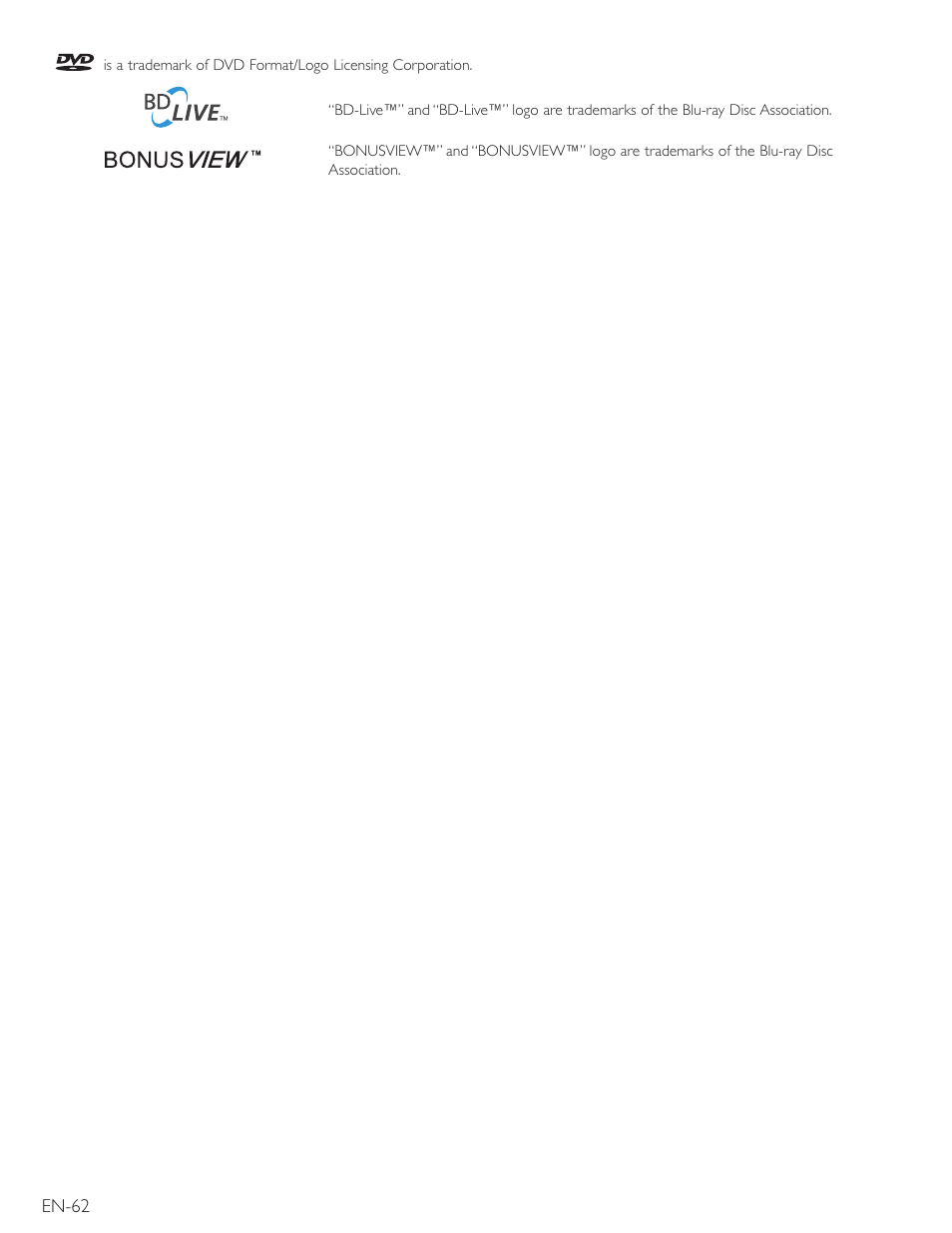 Philips Magnavox Blu-Ray Disc/DVD Player with built in WiFi MBP5220F User Manual | Page 62 / 68