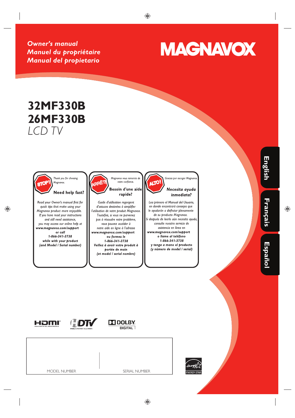 Philips Magnavox 26MF330B User Manual | 37 pages