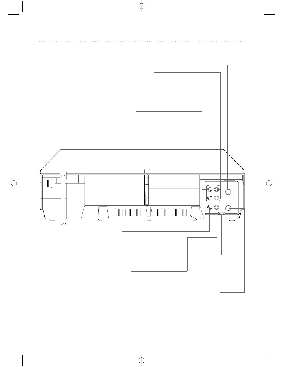 Rear panel 23, Mvr630mg | Philips Magnavox MVR630MG User Manual | Page 23 / 47