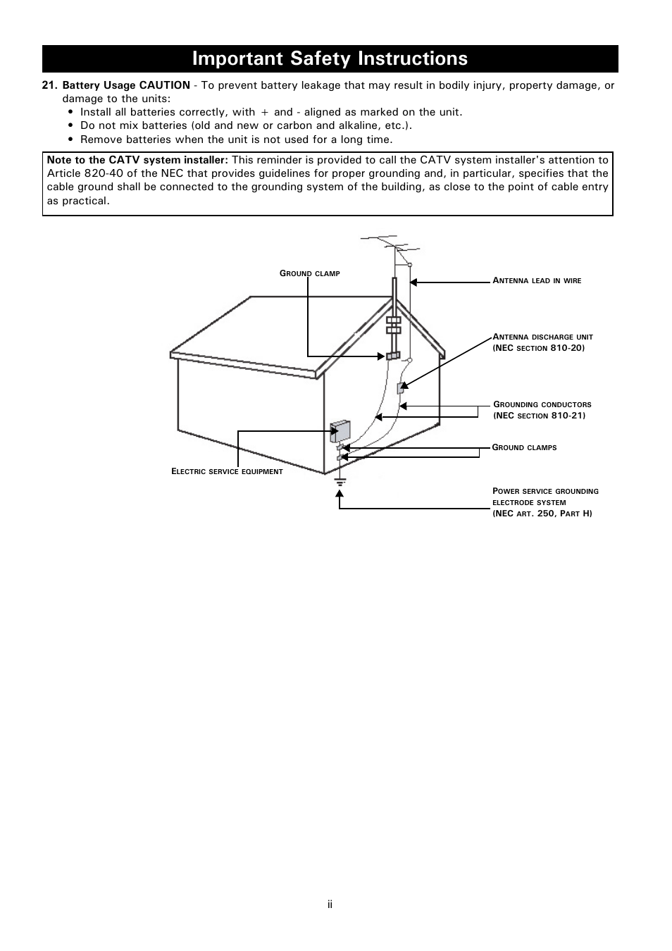 Important safety instructions | Philips Magnavox 50ML8105D/17 User Manual | Page 4 / 80