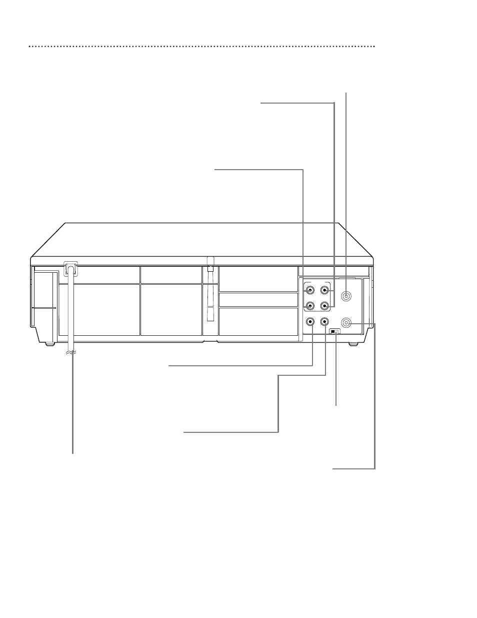 Rear panel 23 | Philips Magnavox VCRVR401BMG User Manual | Page 8 / 9