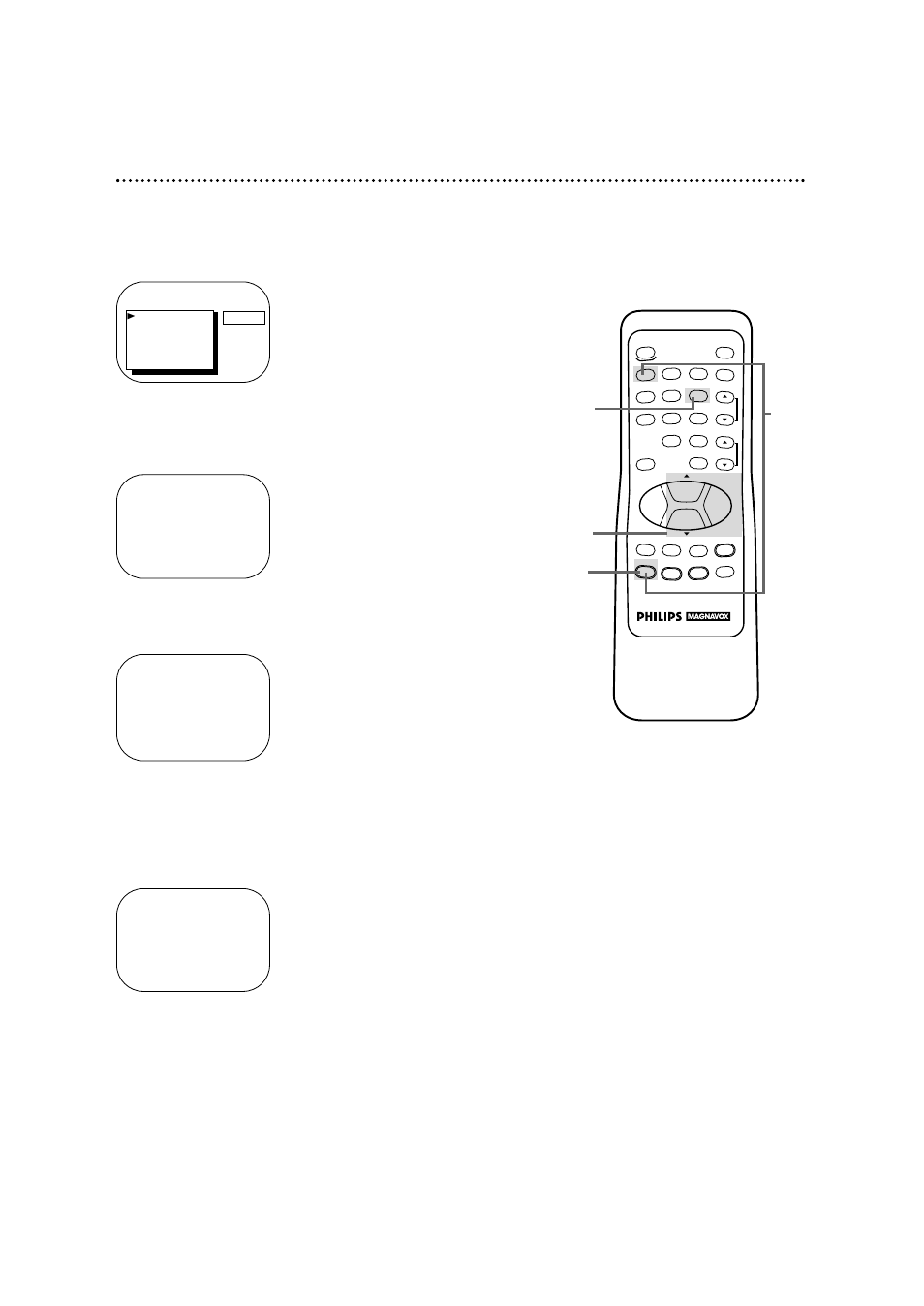 16 setting the clock (cont’d), Manual pbs channel selection | Philips Magnavox CCX133AT User Manual | Page 16 / 56